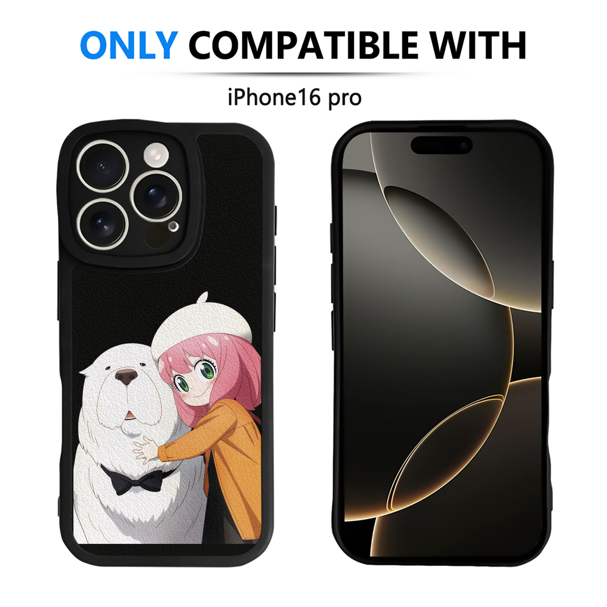 （画像用） SPY×FAMILY间谍家家酒 【iPhone 16シリーズ対応】シリコンスマホケース（レザー調） 材質：シリコン